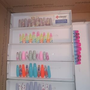 Colorful Press-On Nail Set